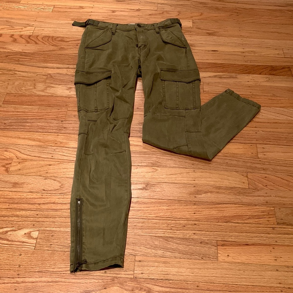 H&M green stylish cargo pants